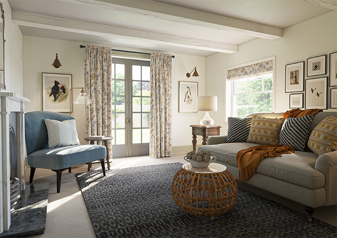 Woodstock, Chestnut - Made to Measure Curtains - Image 8